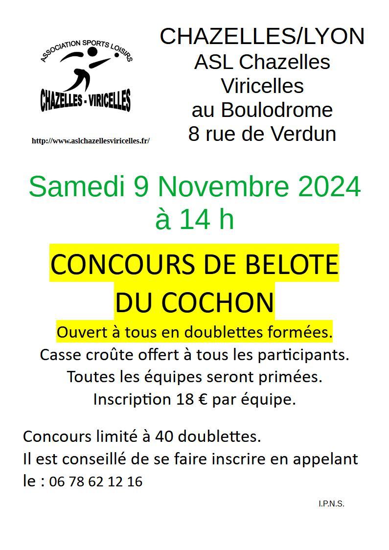 2024 11 09 belote cochon affiche