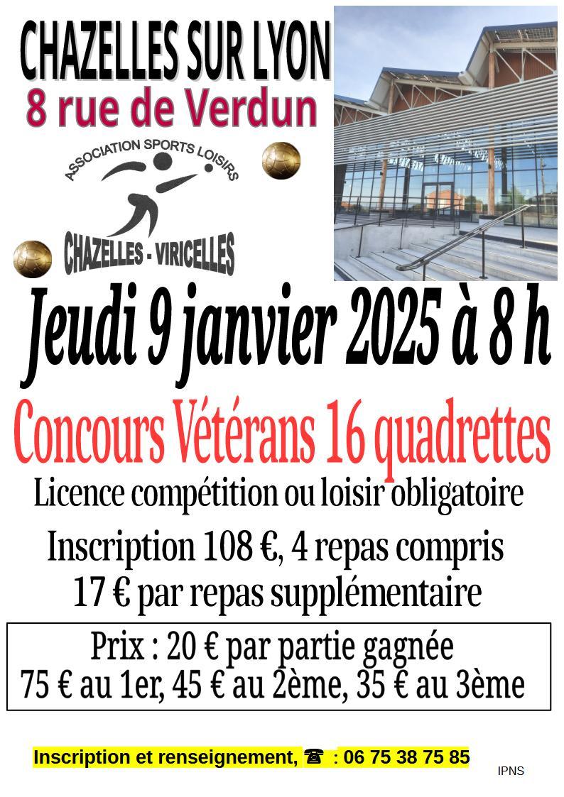 2025 01 09 concours veterans affiche